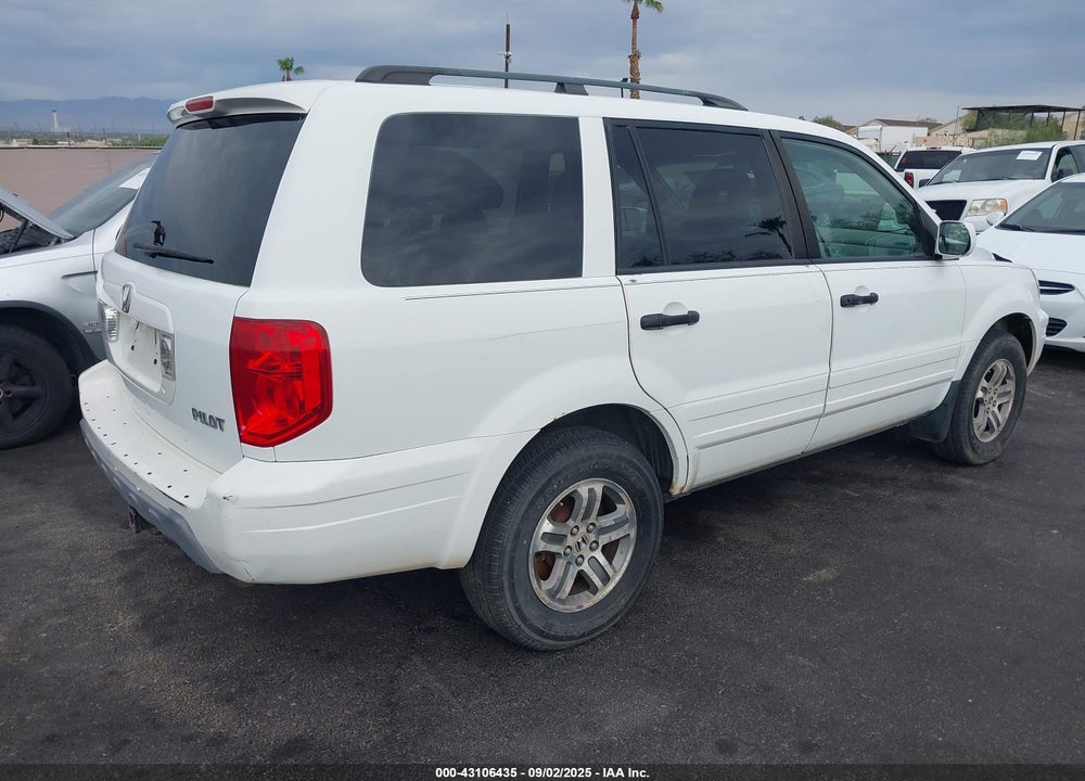 2005 HONDA PILOT EX-L VIN: 5FNYF18565B012380