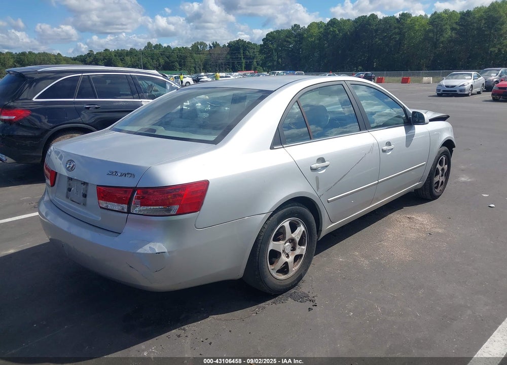 2006 HYUNDAI SONATA GLS VIN: 5NPEU46CX6H062858