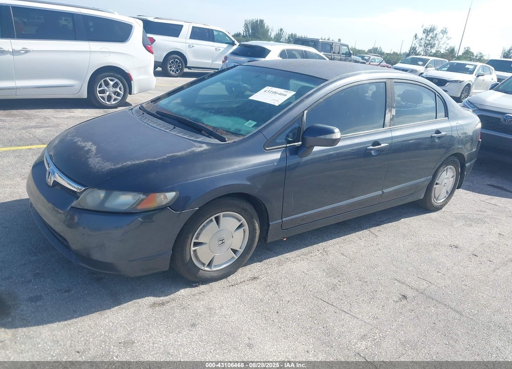 2007 HONDA CIVIC HYBRID VIN: JHMFA36227S024895