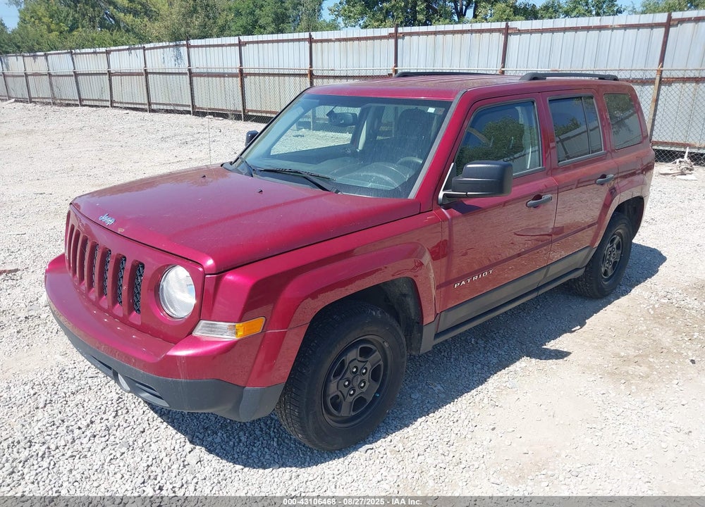 2017 JEEP PATRIOT VIN: 1C4NJRBBXHD190397