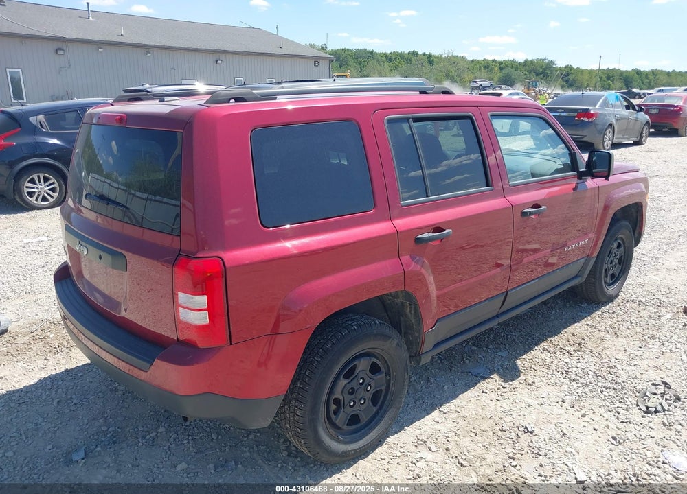 2017 JEEP PATRIOT VIN: 1C4NJRBBXHD190397