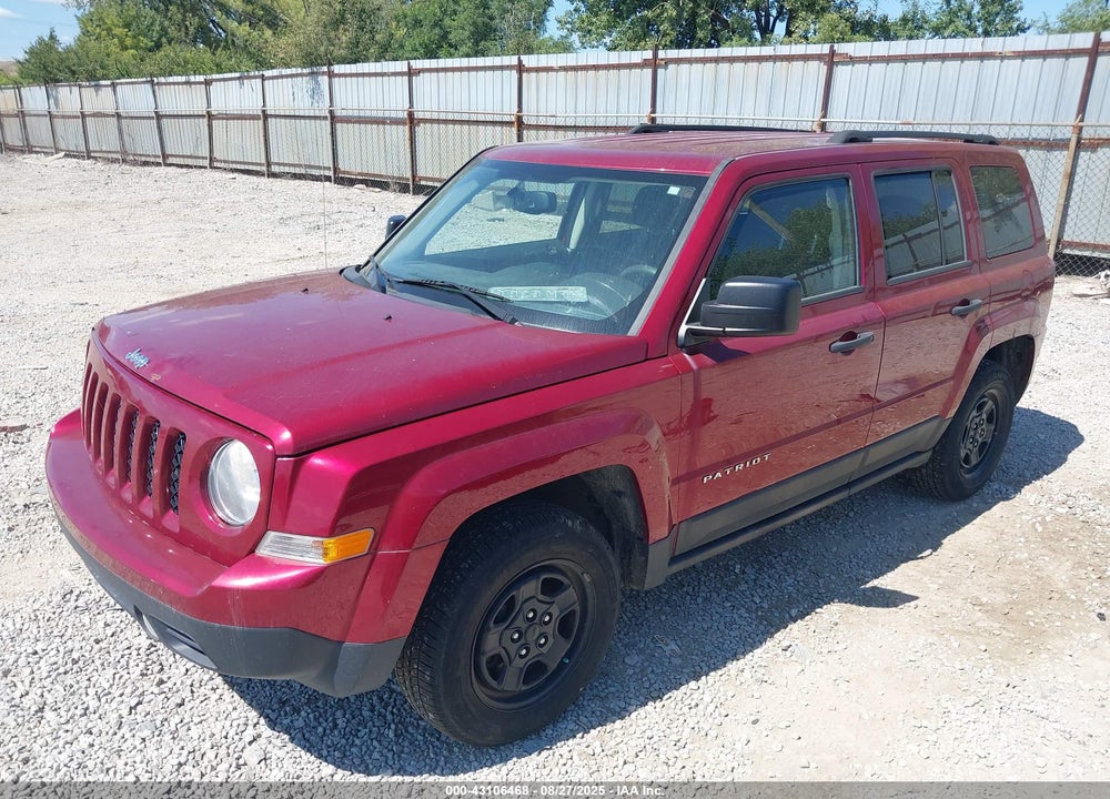 2017 JEEP PATRIOT VIN: 1C4NJRBBXHD190397