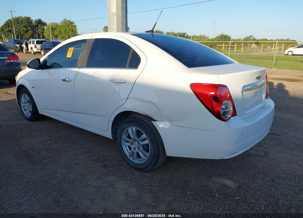2012 CHEVROLET SONIC VIN: 1G1JE5SH6C4173162