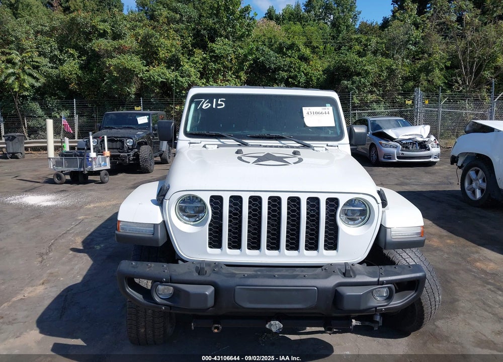 2021 JEEP GLADIATOR FREEDOM 4X4 VIN: 1C6HJTAG3ML577615