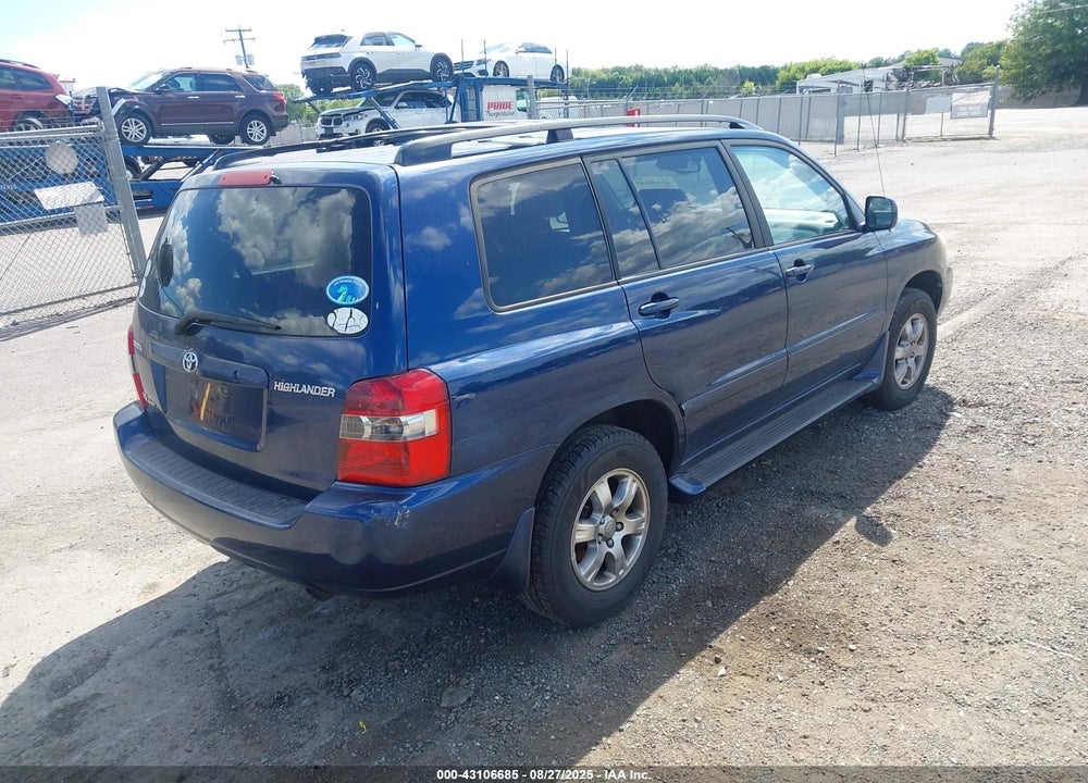 2004 TOYOTA HIGHLANDER V6 VIN: JTEEP21A440002727
