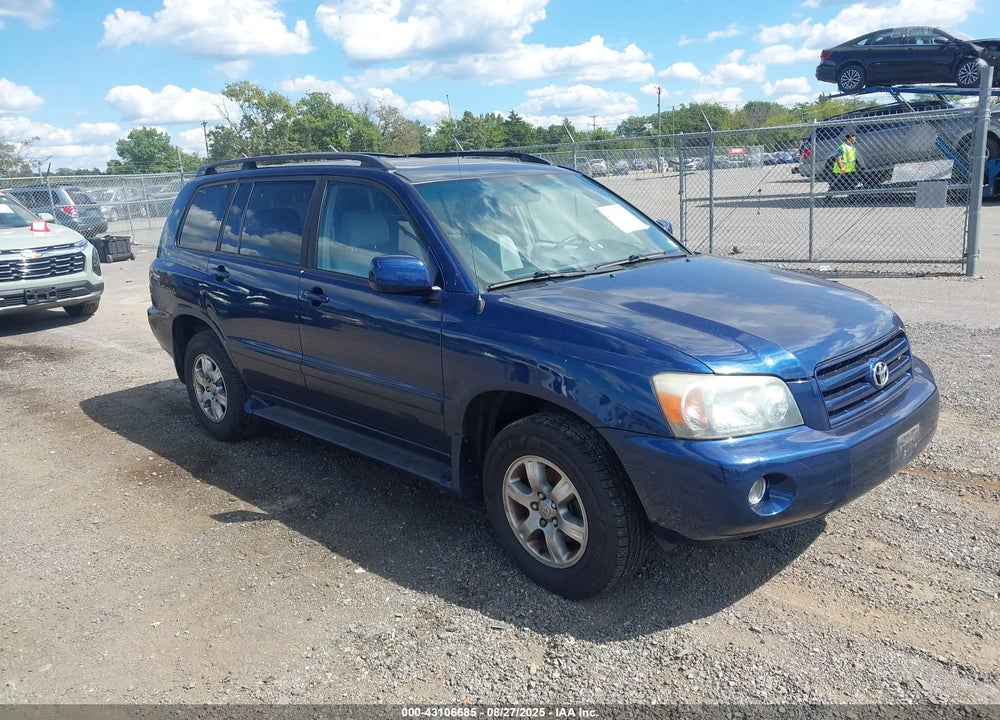 2004 TOYOTA HIGHLANDER V6 VIN: JTEEP21A440002727