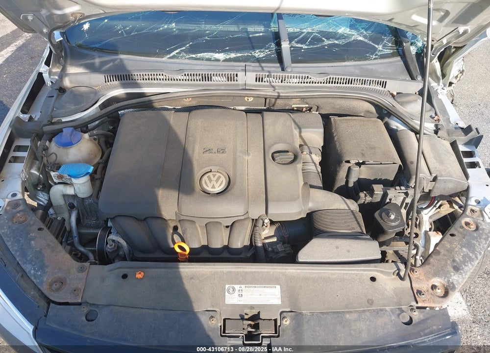 2012 VOLKSWAGEN JETTA 2.5L SE VIN: 3VWDP7AJ3CM350900