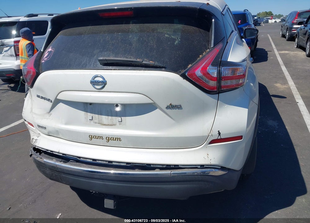 2015 NISSAN MURANO VIN: 5N1AZ2MH6FN214133