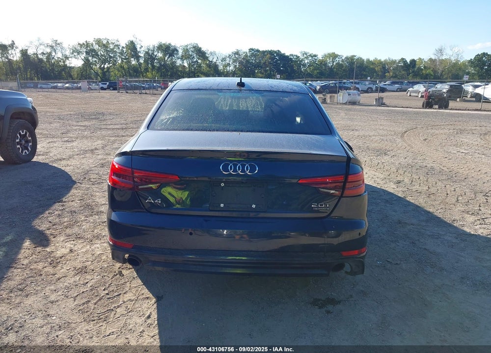 2017 AUDI A4 VIN: WAUENAF48HN032441