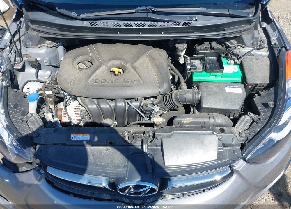 2011 HYUNDAI ELANTRA LIMITED (ULSAN PLANT) VIN: KMHDH4AE2BU158620