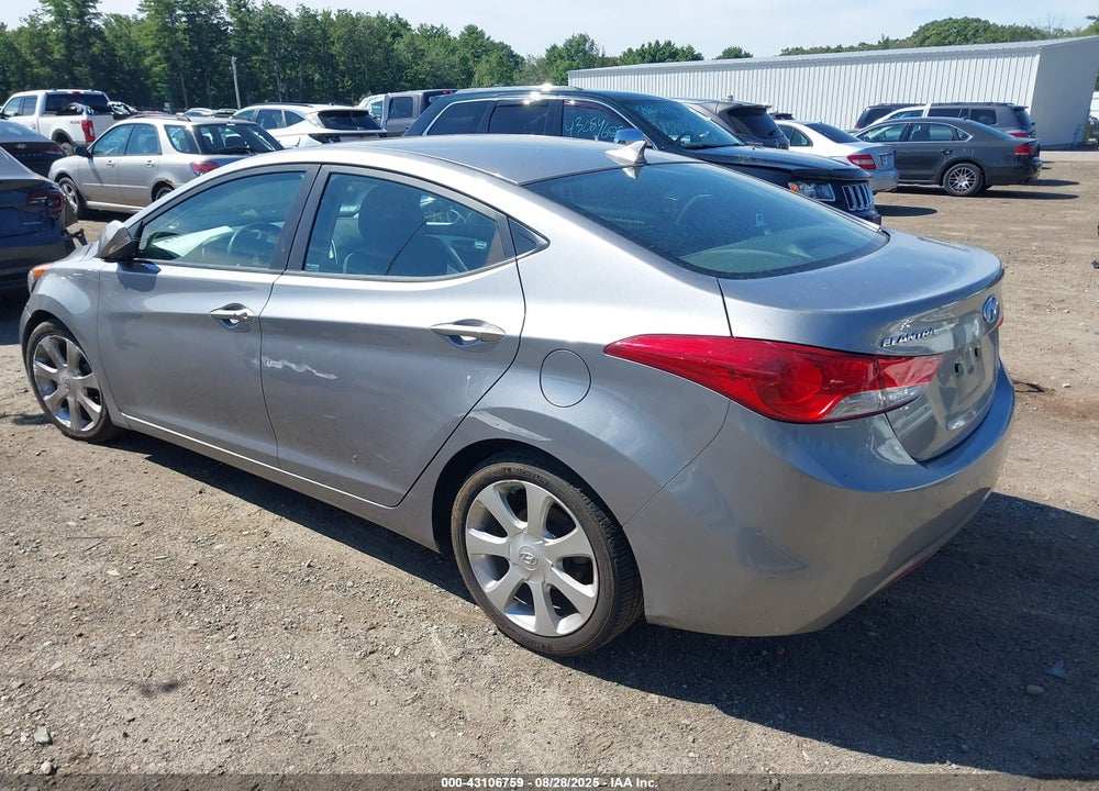 2011 HYUNDAI ELANTRA LIMITED (ULSAN PLANT) VIN: KMHDH4AE2BU158620
