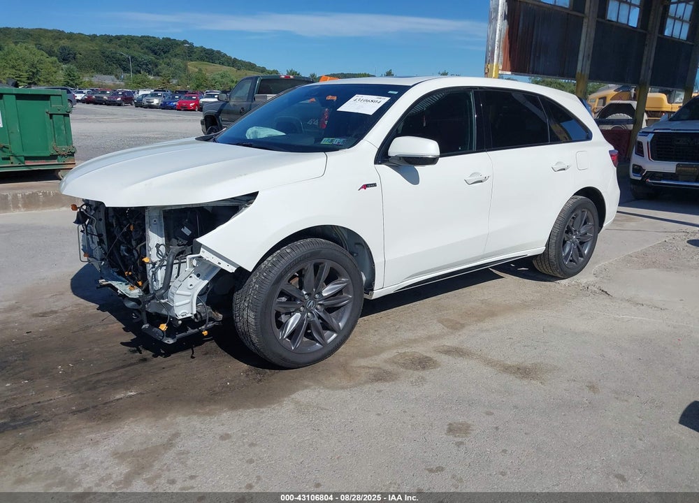 2019 ACURA MDX TECH & A-SPEC PKGS VIN: 5J8YD4H09KL014873