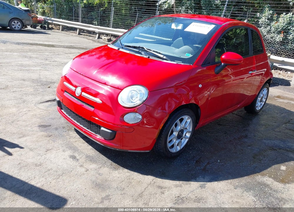2012 FIAT 500 POP VIN: 3C3CFFAR6CT383160