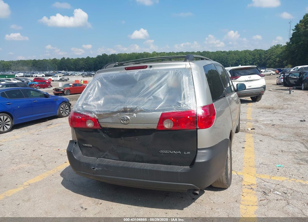 2007 TOYOTA SIENNA LE VIN: 5TDZK23C97S076505