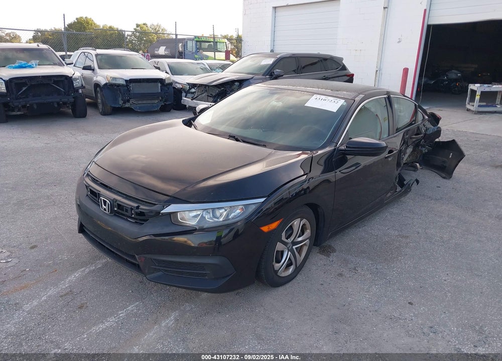 2018 HONDA CIVIC VIN: 2HGFC2F58JH595419