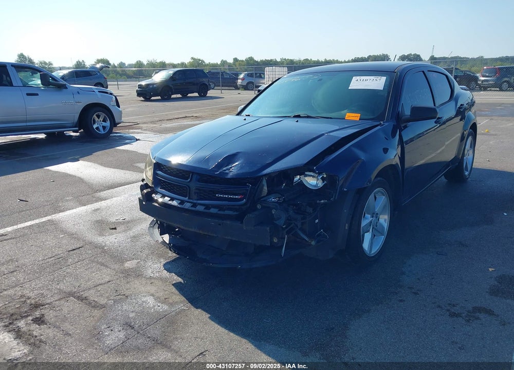 2014 DODGE AVENGER VIN: 1C3CDZAB1EN227847