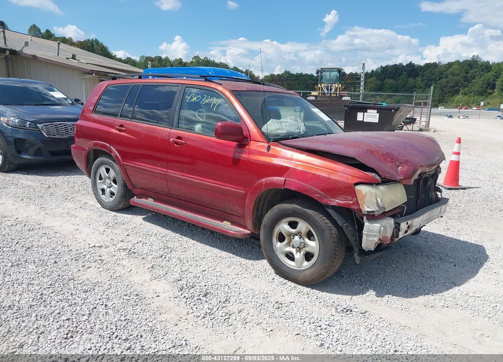 2003 TOYOTA HIGHLANDER V6 VIN: JTEGF21A130085530