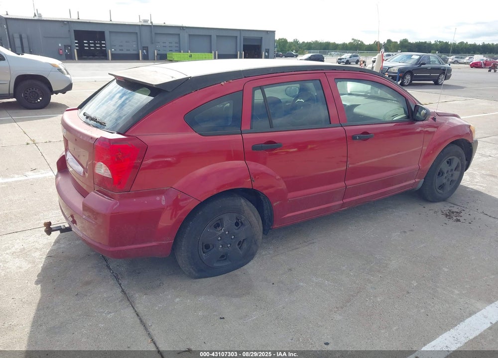 2008 DODGE CALIBER SE VIN: 1B3HB28B28D629344