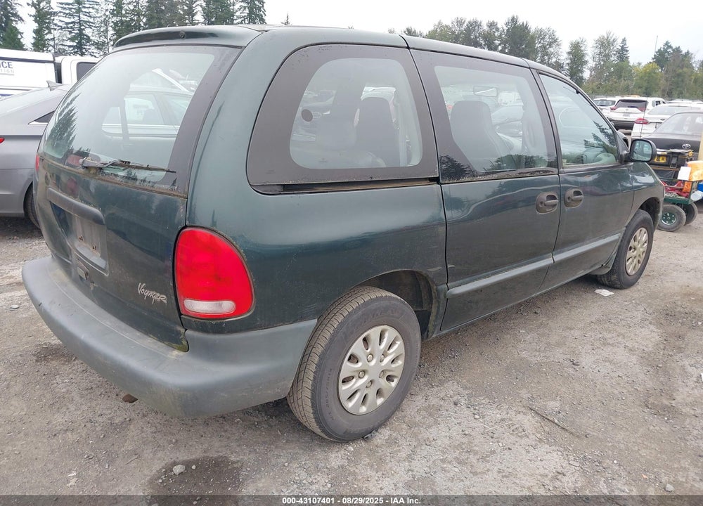 2000 PLYMOUTH VOYAGER VIN: 2P4FP25BXYR583508
