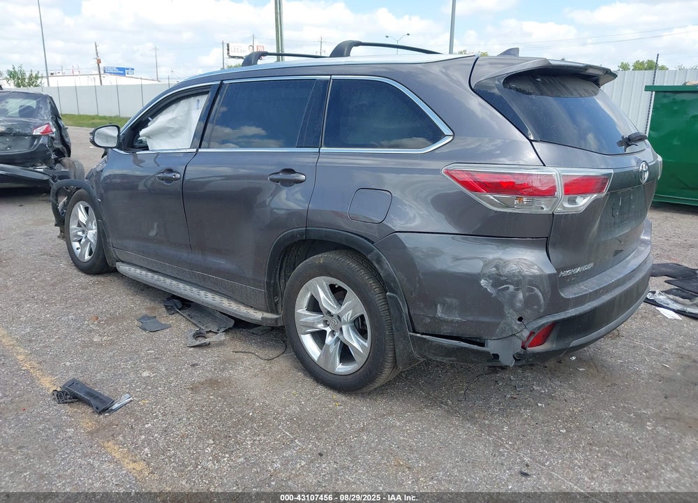 2015 TOYOTA HIGHLANDER VIN: 5TDYKRFH5FS106173