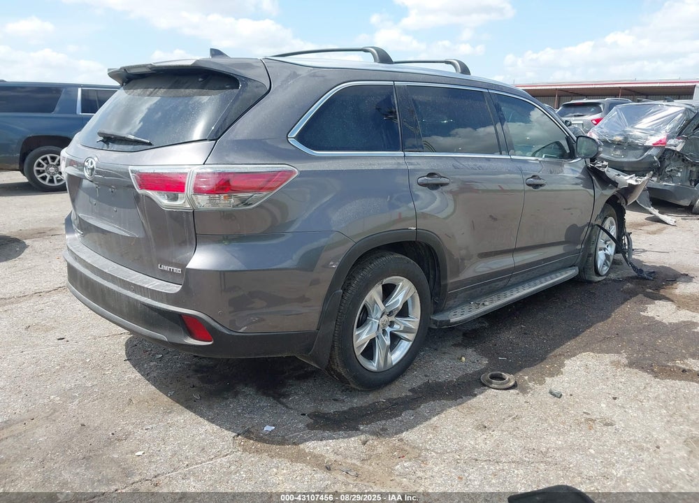 2015 TOYOTA HIGHLANDER VIN: 5TDYKRFH5FS106173