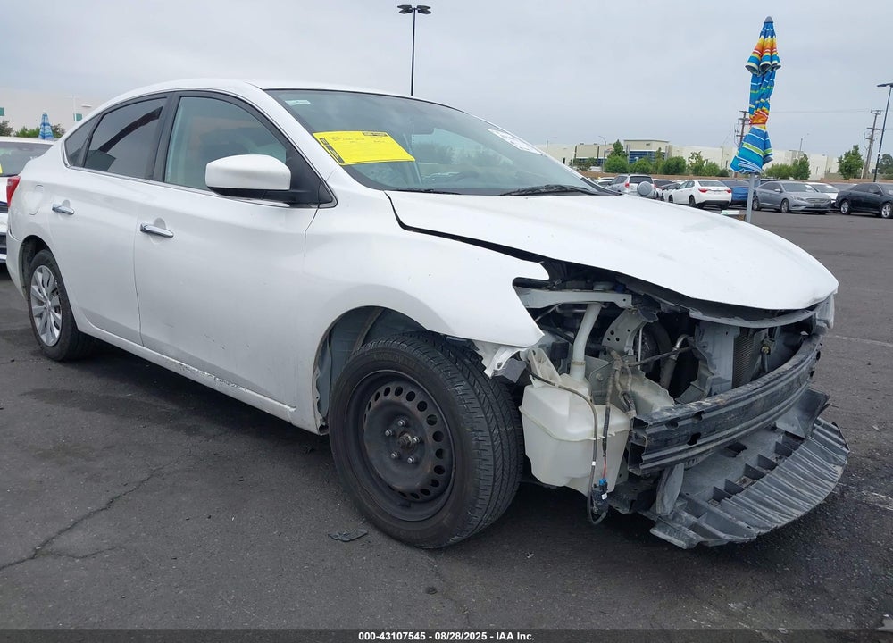2017 NISSAN SENTRA SV VIN: 3N1AB7AP3HY288684