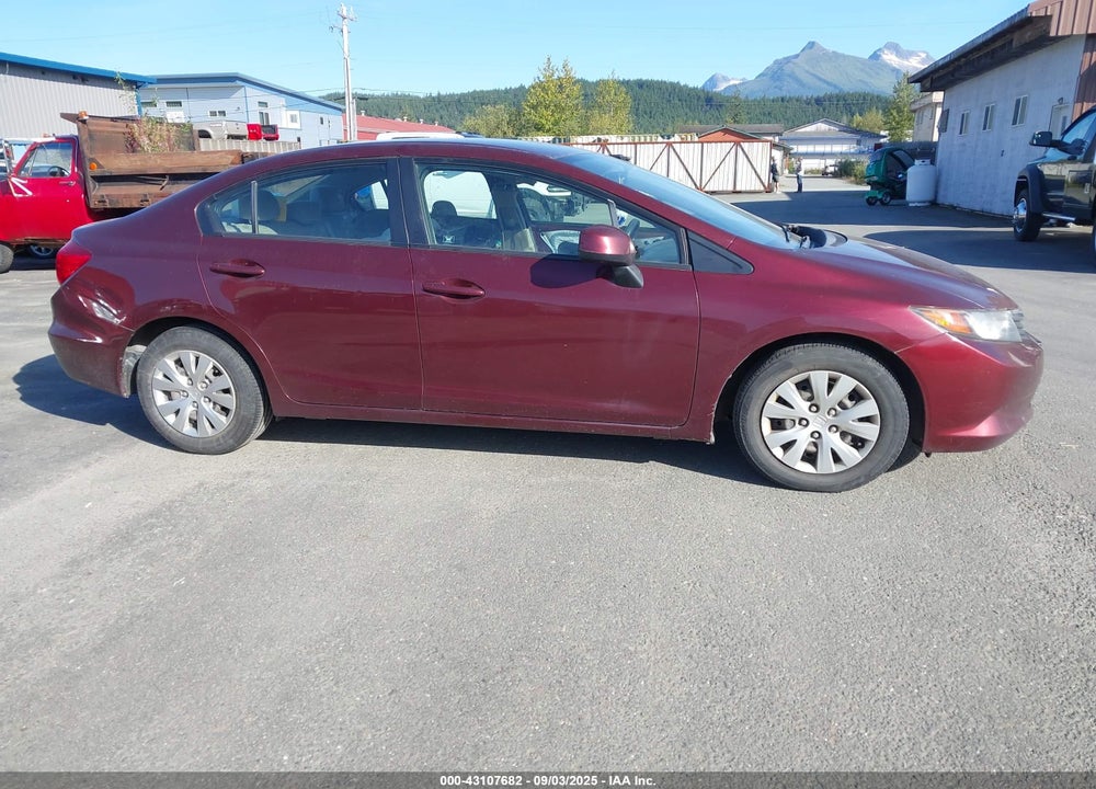 2012 HONDA CIVIC VIN: 19XFB2F56CE368925