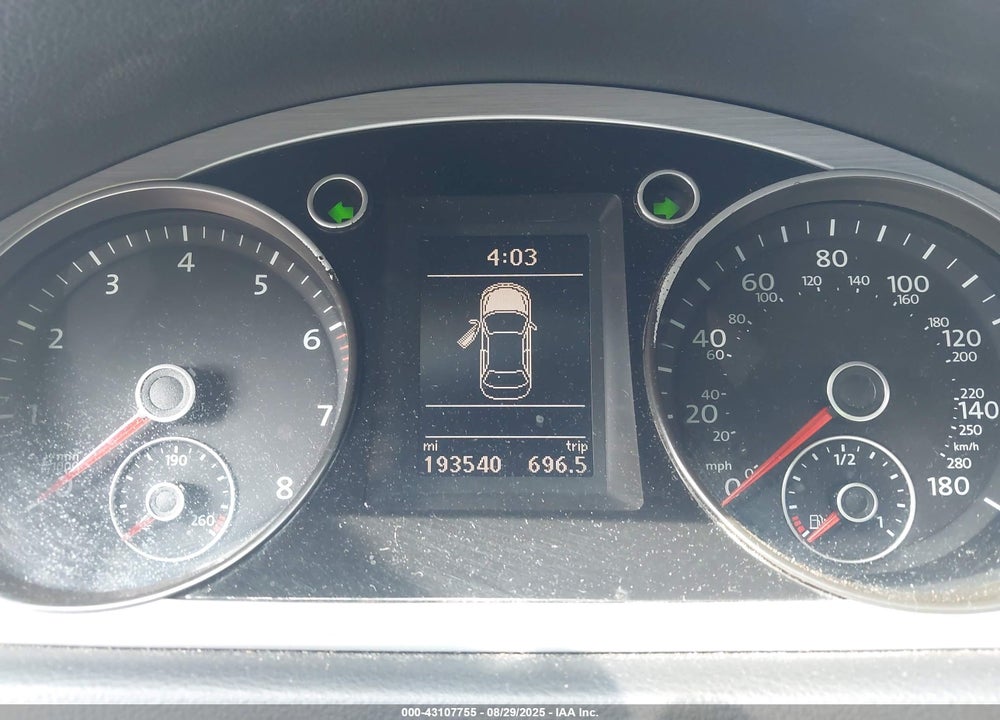 2014 VOLKSWAGEN CC VIN: WVWBN7AN6EE531484