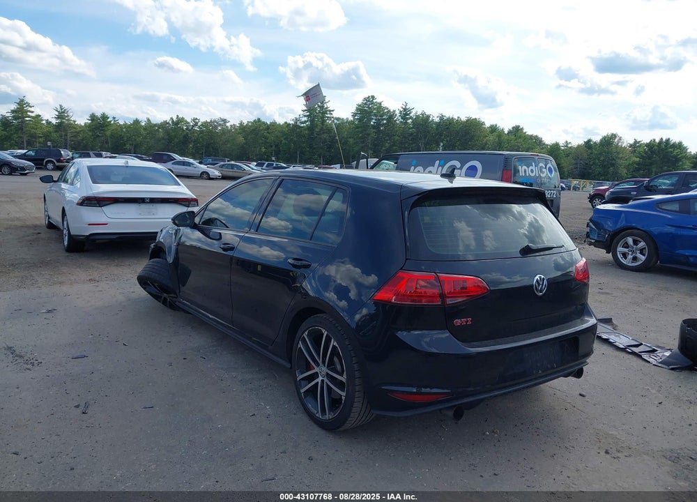 2017 VOLKSWAGEN GOLF VIN: 3VW447AU7HM026987