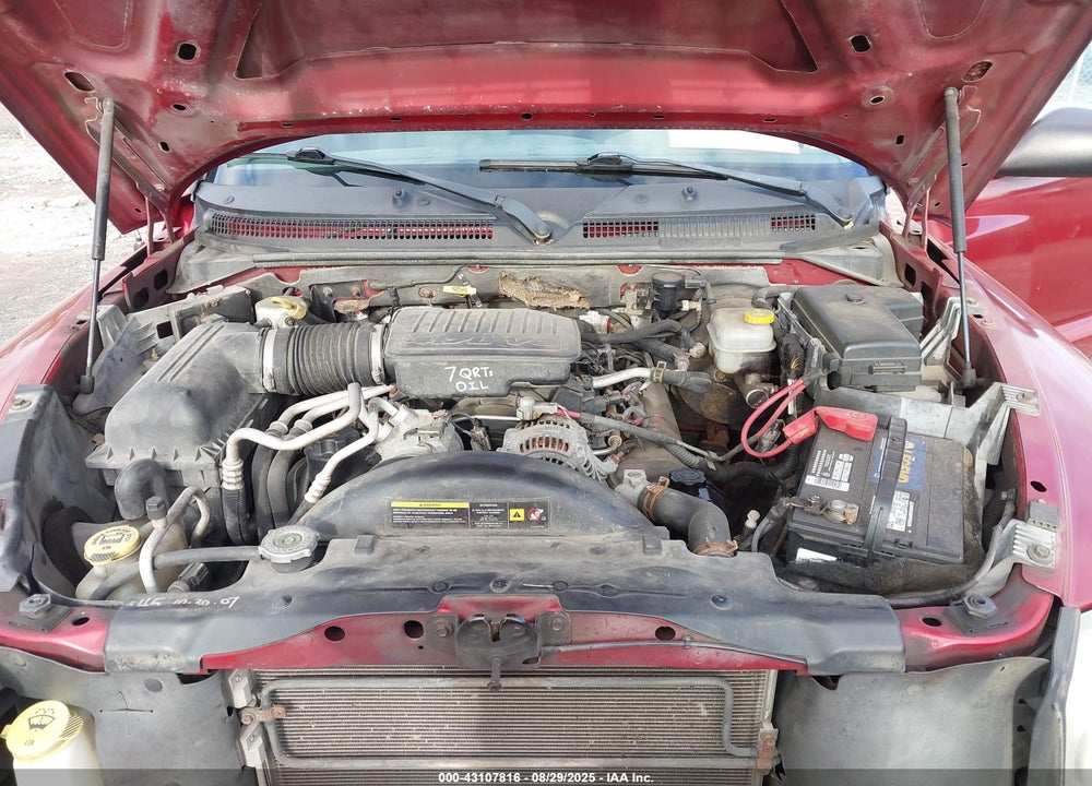 2007 DODGE DAKOTA ST VIN: 1D7HW28P07S268095
