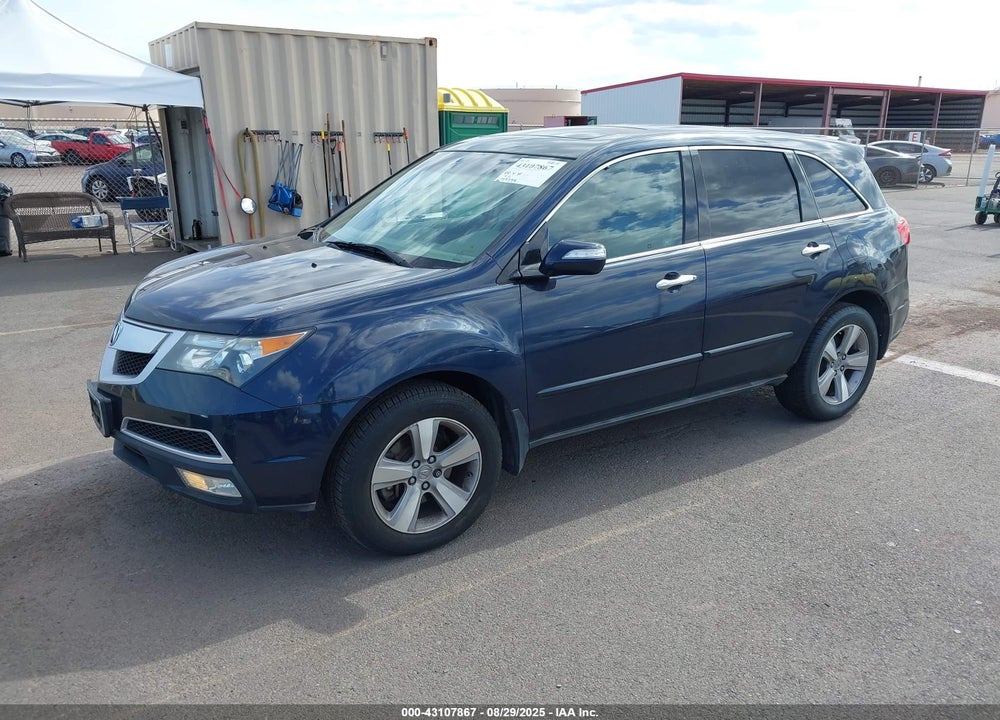 2012 ACURA MDX VIN: 2HNYD2H33CH501895