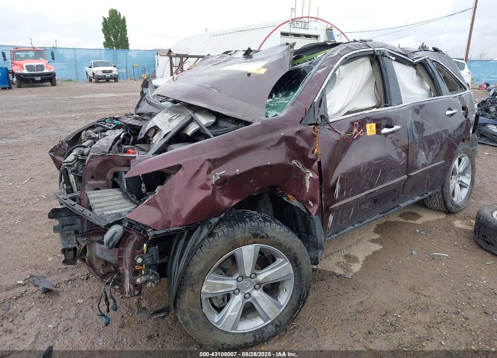 2011 ACURA MDX VIN: 2HNYD2H62BH519734