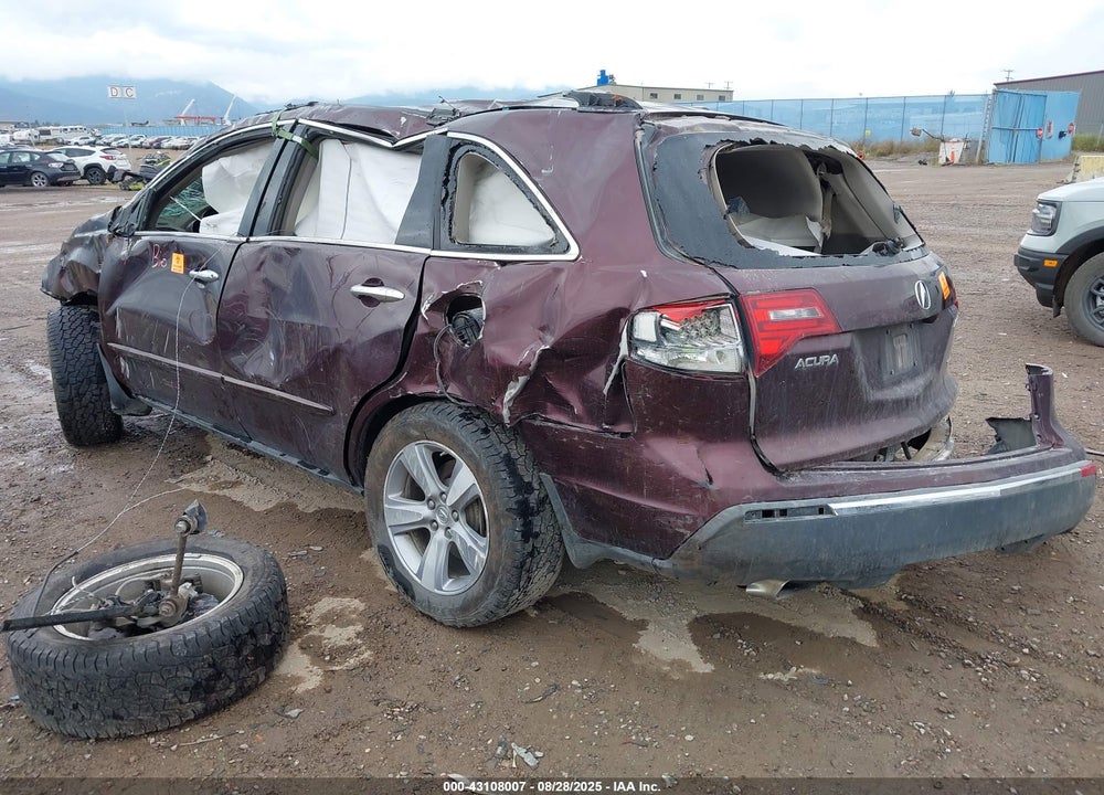 2011 ACURA MDX VIN: 2HNYD2H62BH519734