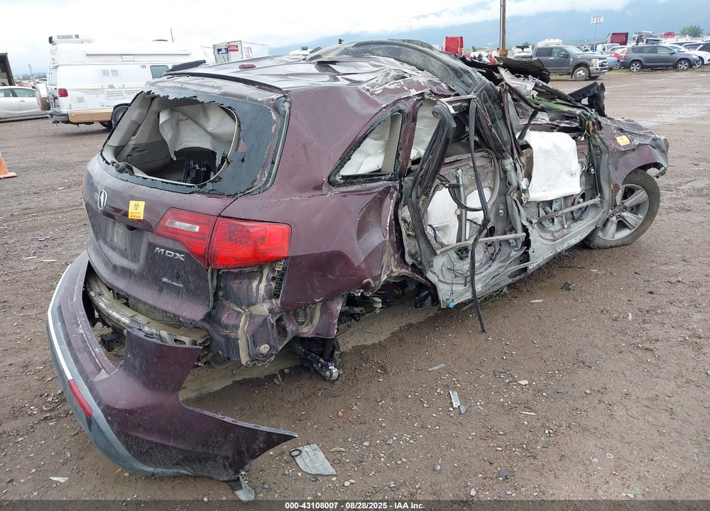 2011 ACURA MDX VIN: 2HNYD2H62BH519734