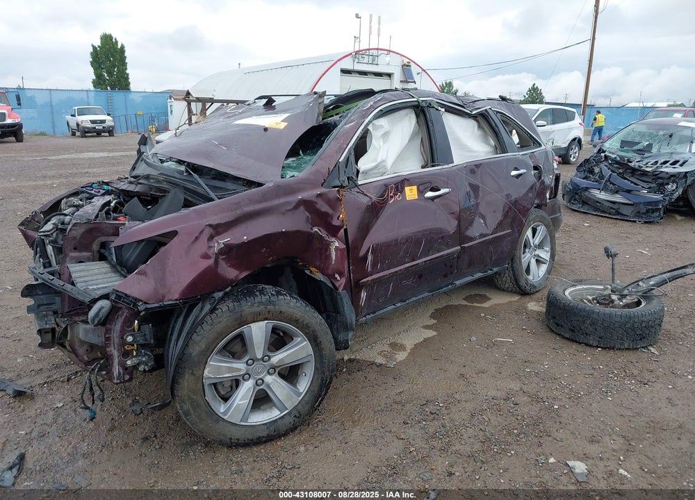 2011 ACURA MDX VIN: 2HNYD2H62BH519734