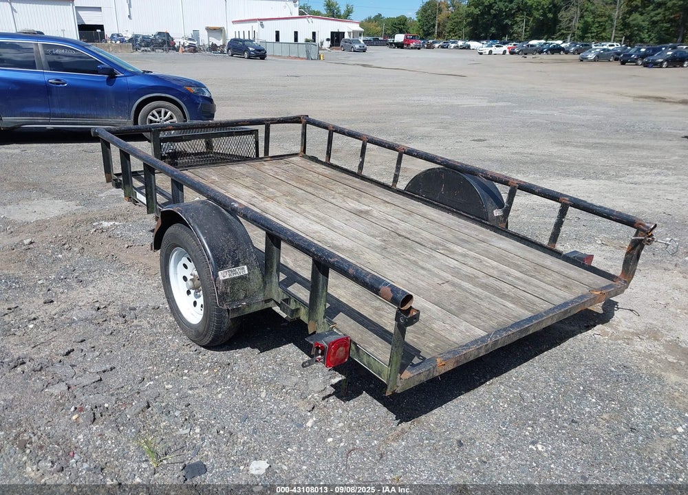 2019 CARRY ON OPEN BED TRAILER VIN: 4YMBU1012KV009927