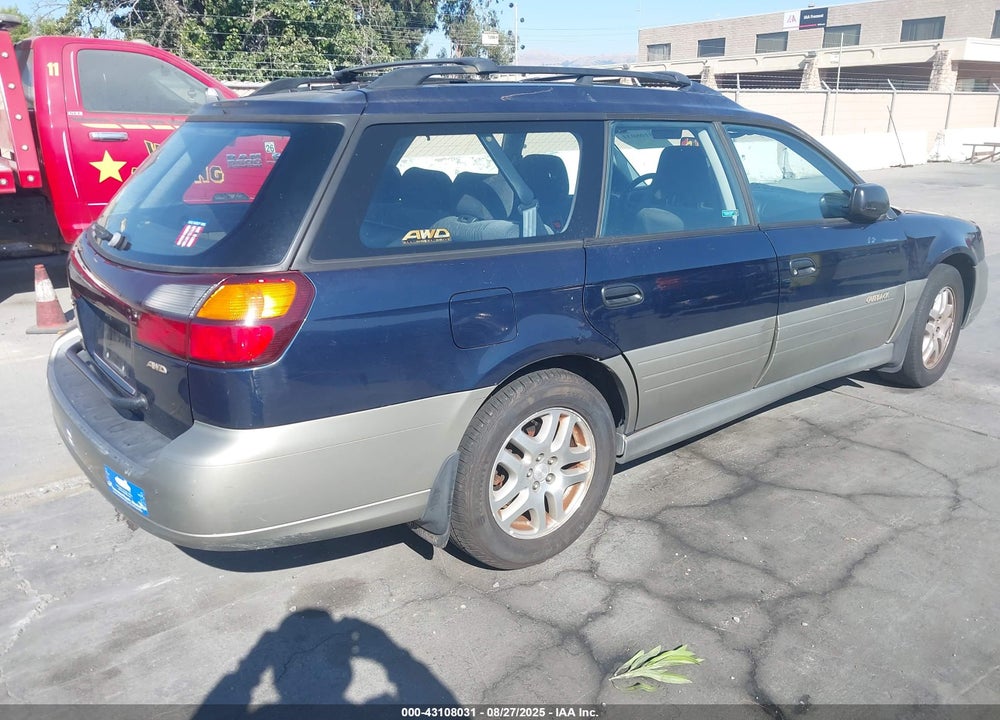 2000 SUBARU OUTBACK VIN: 4S3BH6752Y7650781