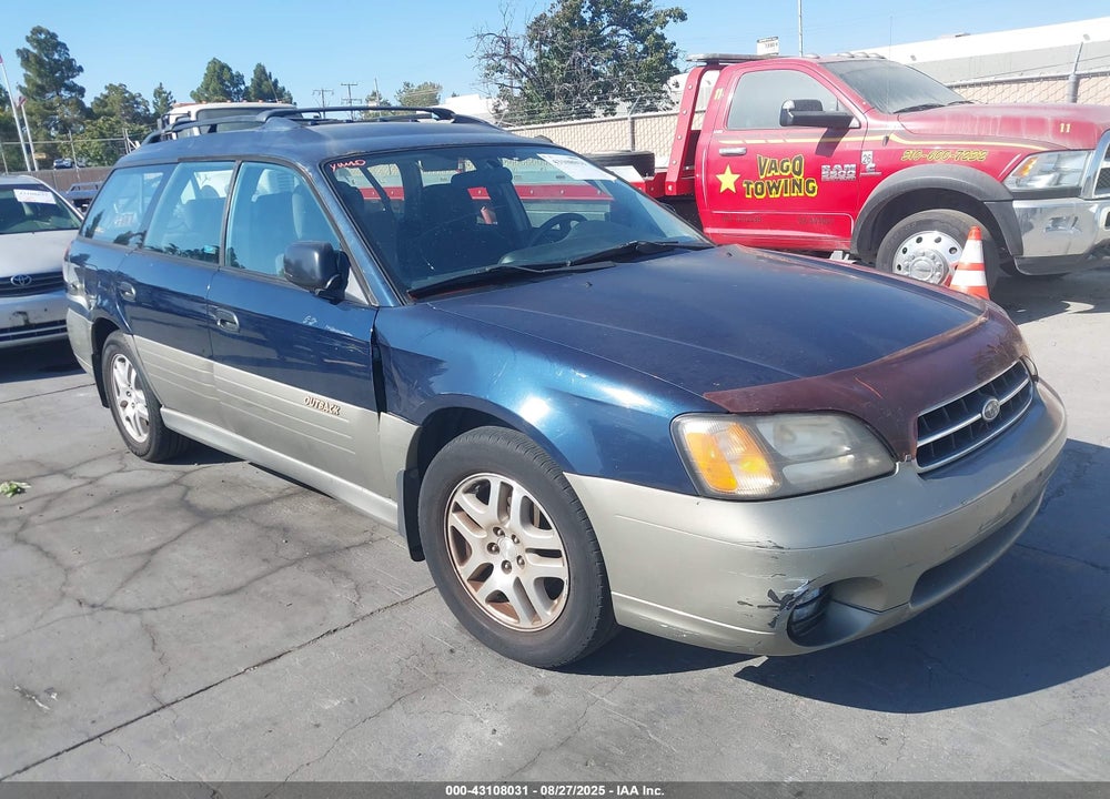 2000 SUBARU OUTBACK VIN: 4S3BH6752Y7650781