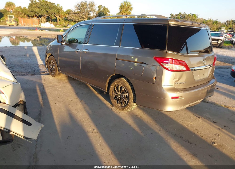 2012 NISSAN QUEST S VIN: JN8AE2KP6C9035349
