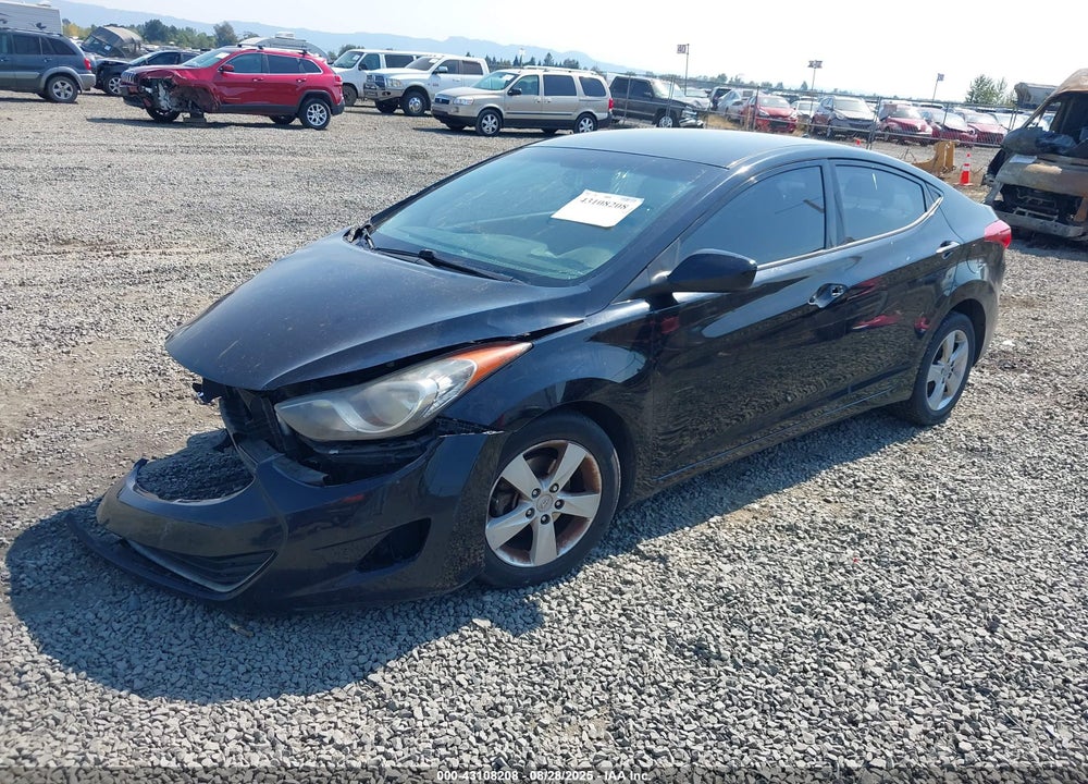2013 HYUNDAI ELANTRA VIN: KMHDH4AEXDU657961
