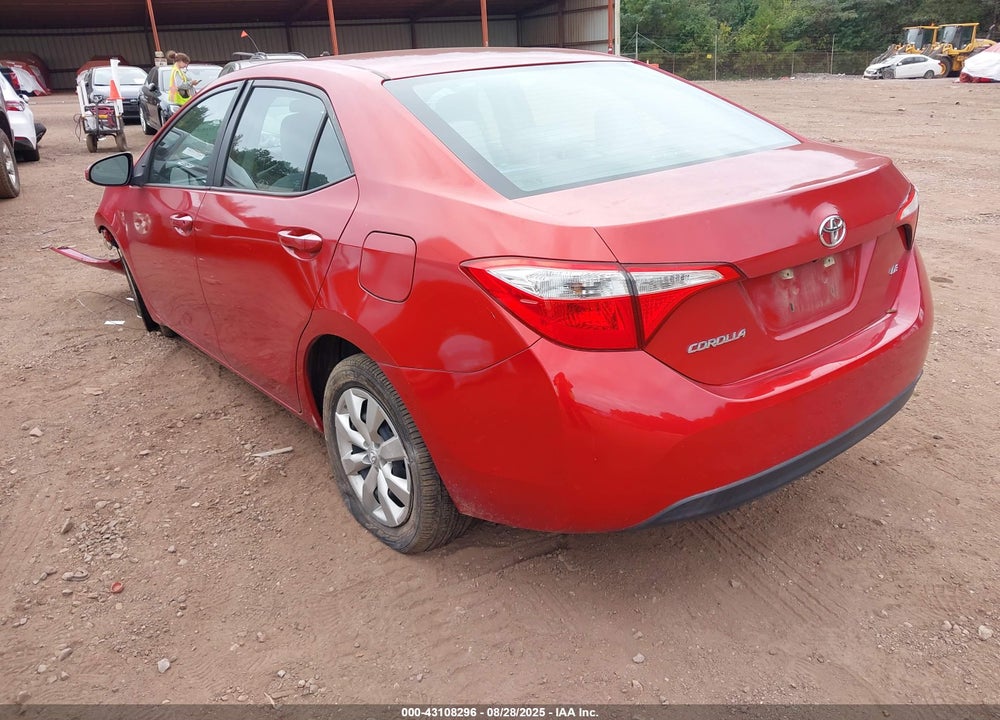 2016 TOYOTA COROLLA VIN: 5YFBURHE6GP480532