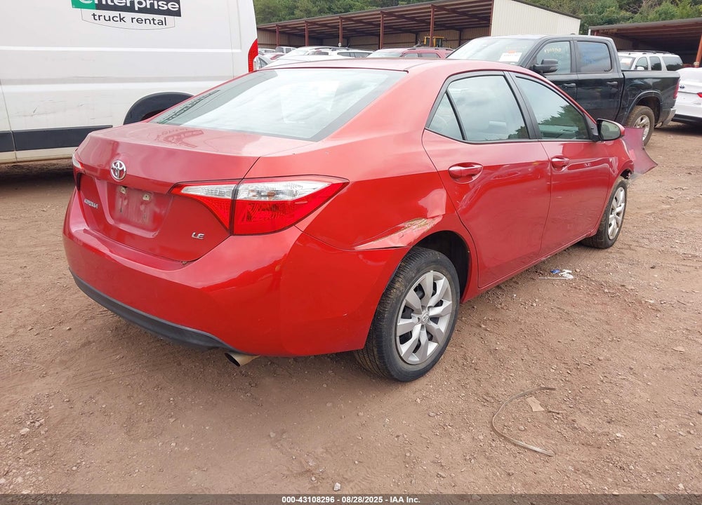 2016 TOYOTA COROLLA VIN: 5YFBURHE6GP480532