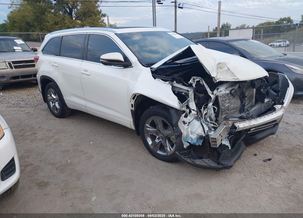 2019 TOYOTA HIGHLANDER LIMITED/PLATINUM VIN: 5TDDZRFH1KS739578