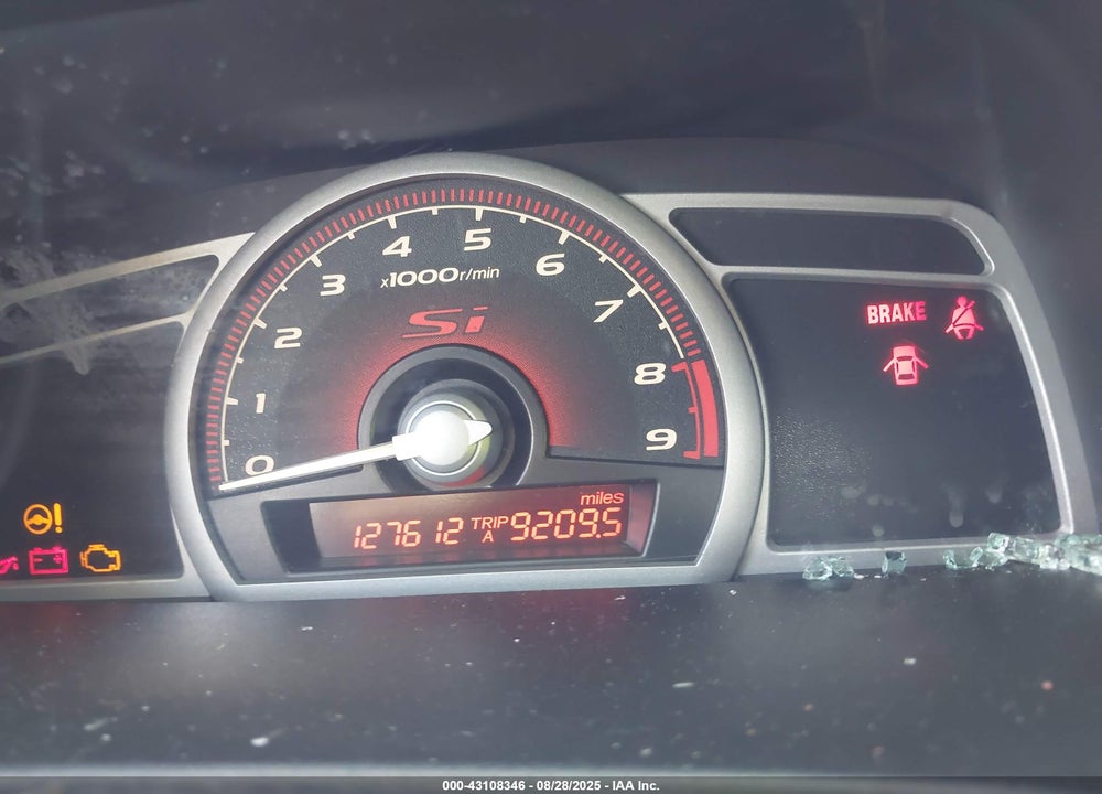 2007 HONDA CIVIC SI VIN: 2HGFG215X7H709117