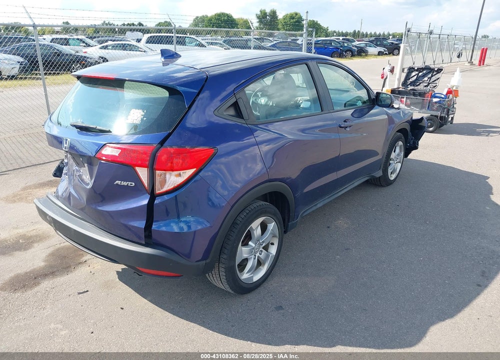 2016 HONDA HR-V LX VIN: 3CZRU6H34GM710355