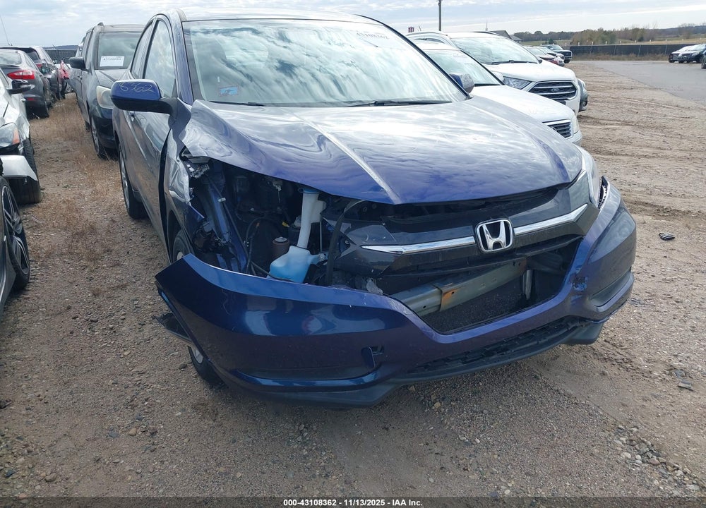 2016 HONDA HR-V LX VIN: 3CZRU6H34GM710355