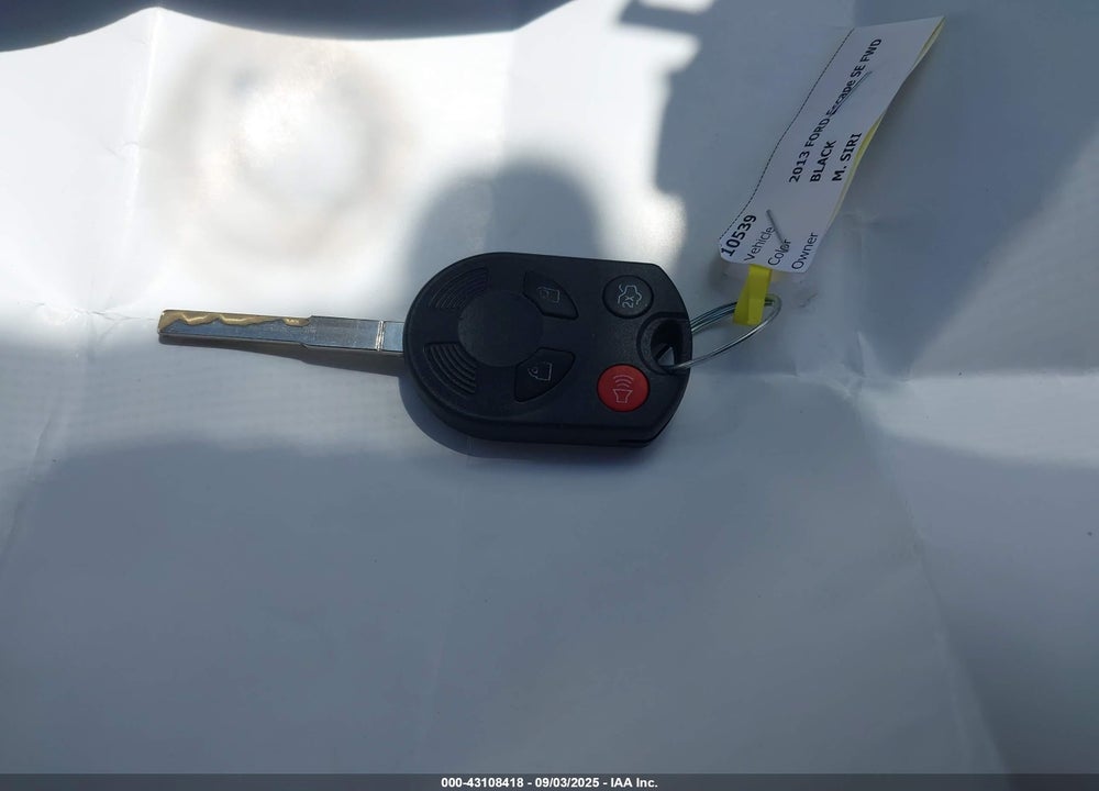 2013 FORD ESCAPE SE VIN: 1FMCU0GXXDUD24927