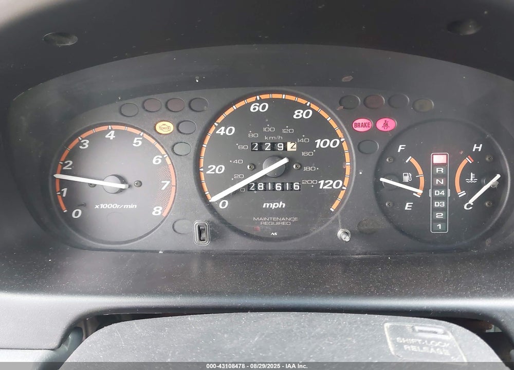 1998 HONDA CR-V EX VIN: JHLRD1869WC055275