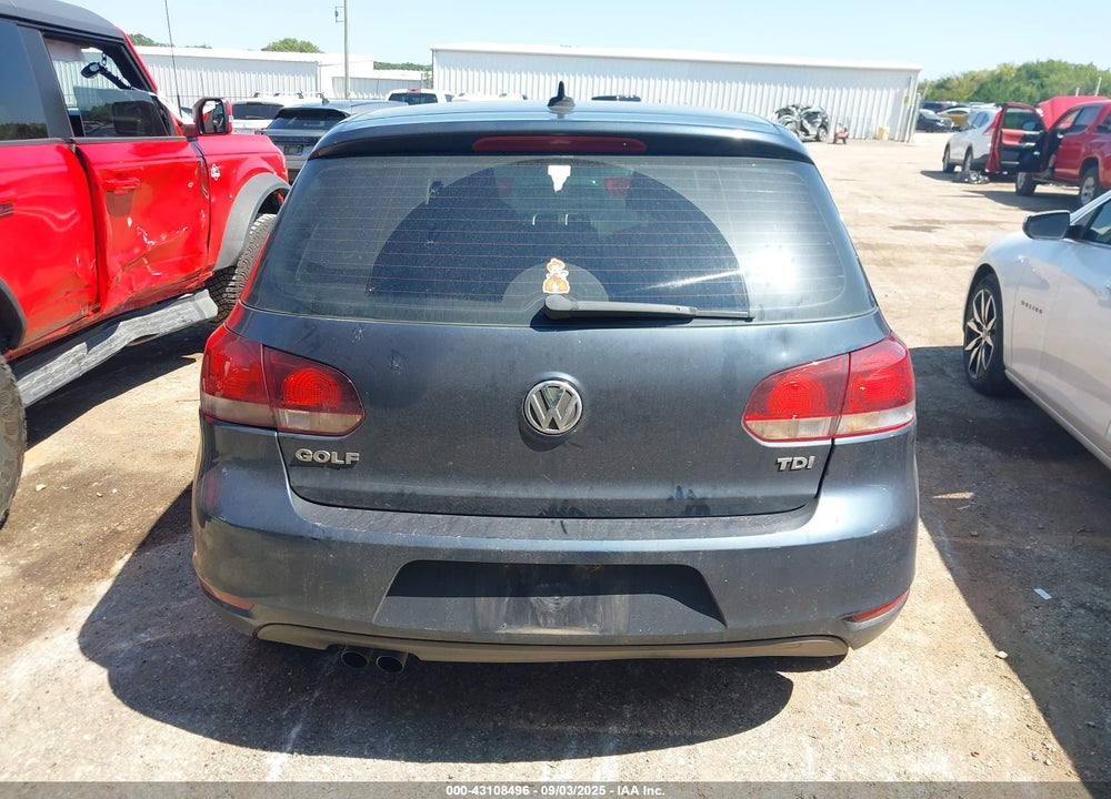 2012 VOLKSWAGEN GOLF VIN: WVWDM7AJ5CW213811