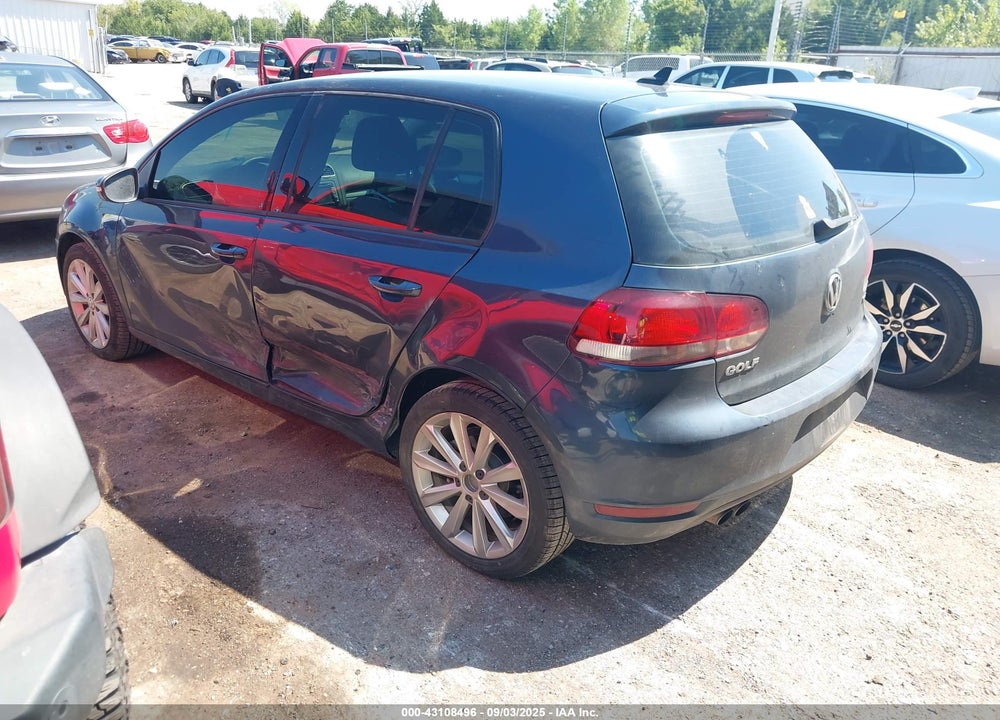 2012 VOLKSWAGEN GOLF VIN: WVWDM7AJ5CW213811
